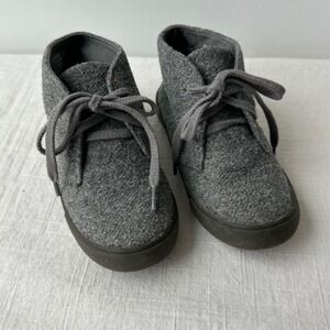 Crewcuts Kids‎ Gray Wool Blend Chukka Boots Lace Up Casual Shoes Size K10